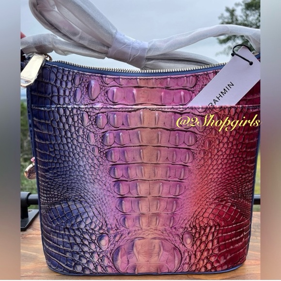 NWT Brahmin Katie DREAMER Ombre Allover Crossbody - Picture 3 of 11